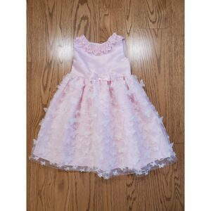 Blueberi boulevard 4T Spring Dress Butterflies EUC Easter SweetGirl